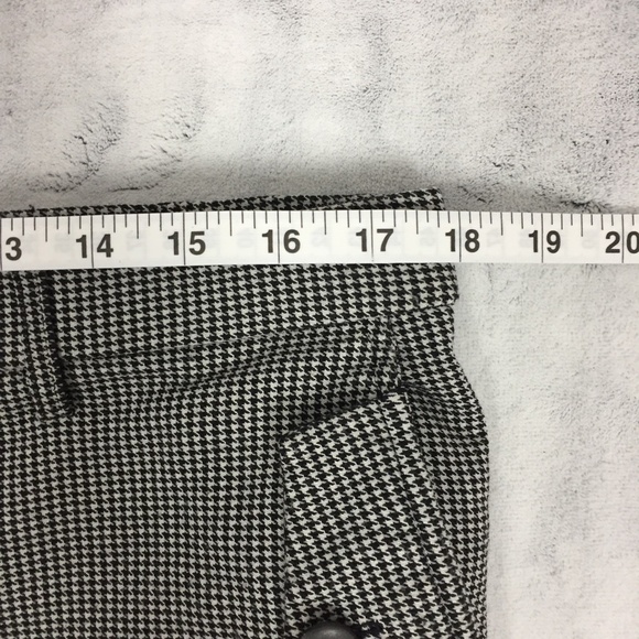 Jules & Leopold Cropped Pants Womens XL Elastic Waist Houndstooth Capris Office - Picture 7 of 9